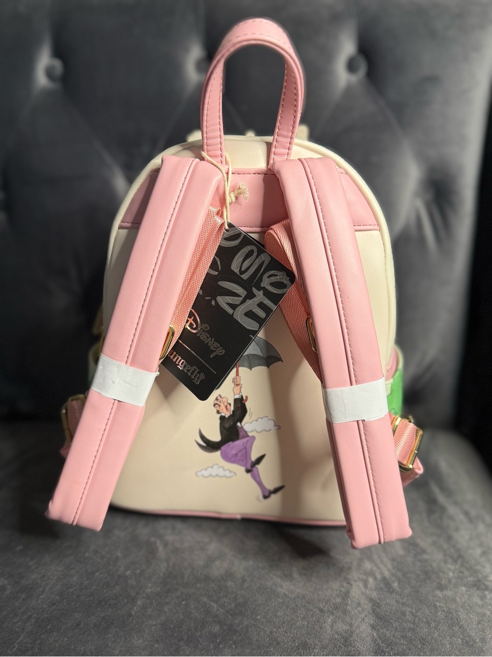 Loungefly Pastel Storybook House & Kitten Mini Backpack - Picture 3 of 15